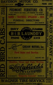 Miller's Lexington, N.C. city directory [1949-1950]