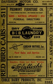 Miller's Lexington, N.C. city directory [1947-1948]