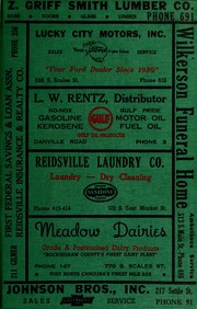 Miller's Reidsville, N.C. city directory [1948-1949]
