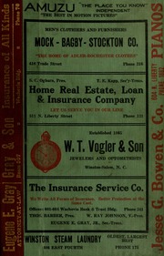 Winston-Salem, N.C. city directory [1922]