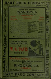 Miller's HIgh Point, N.C. city directory [1928-1929]