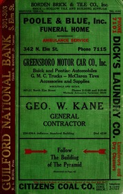 Hill's Greensboro (Guilford County, N.C.) city directory 1934