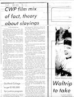 Newspaper Articles: Greensboro News & Record - 3/1981