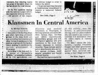 Newspaper Articles: Greensboro News & Record -8/1985