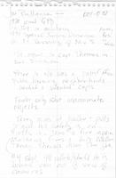 Notes (Only) on Statement of Jim Balance (Police) [Statement notes and documents]