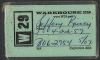 Warehouse 29 membership card