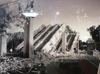 Demolition of the Hugh Chatham Bridge