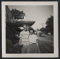 James and Sylvia Gwynn at Chilton general store on Summit Avenue