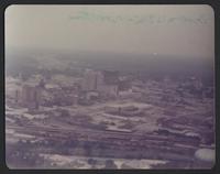 Aerial photograph of downtown Greensboro