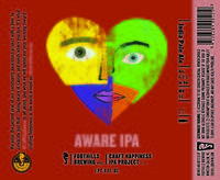 Foothills Brewing Aware India Pale Ale [label]