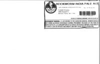 Foothills Brewing Bookworm India Pale Ale [keg label]