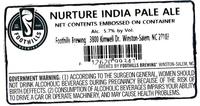 Foothills Brewing Nurture India Pale Ale [keg label]