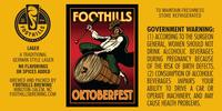 Foothills Brewing Oktoberfest [label]