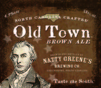 Natty Greene's Old Town Brown Ale [label]
