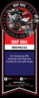 Pig Pounder Brewery Hop Hog IPA About [1/2 gallon label]