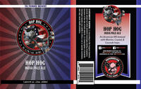 Pig Pounder Brewery Hop Hog IPA [pint label]