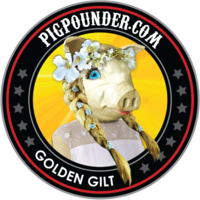 Pig Pounder Brewery Golden Gilt Kolsch [coaster]