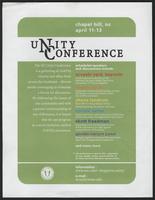 Unity Conference [flier]