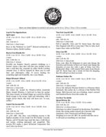 Fiddlin' Fish Brewing Company beer menu, November 19, 2018