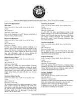 Fiddlin' Fish Brewing Company beer menu, December 17, 2018