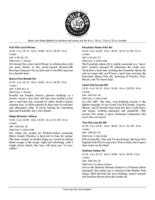 Fiddlin' Fish Brewing Company beer menu, January 24, 2019