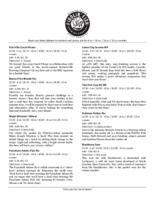 Fiddlin' Fish Brewing Company beer menu, January 25, 2019