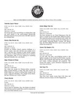 Fiddlin' Fish Brewing Company beer menu, February 15, 2019