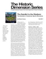 The Sandlot to the Stadium: The Evolution of American Sports Structures