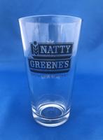 Souvenir pint glass from Natty Greene's Brewing Co.