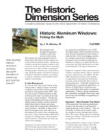 Historic Aluminum Windows: Foiling the Myth