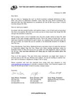Letter to GSO Wine Warehouse