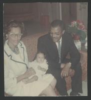 Dr. Milton Barnes, Shirley Barnes, and daughter