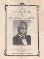 A service celebrating the life of James David Trader, M.D.