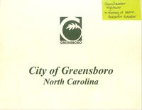 City of Greensboro resolution honoring Marvin B. Graeber