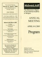 Midwestern Region of the American Academy of Religion annual meeting [program]