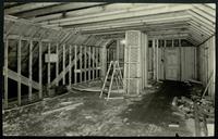 Construction in attic of 1903 Madison Avenue