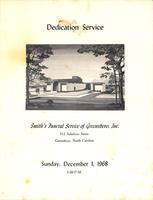 Dedication service Smith's Funeral Service of Greensboro, Inc.