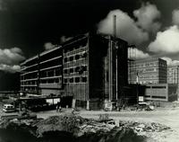 Cone Hospital East Wing construction, 1975
