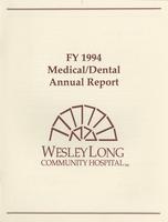 FY 1994 medical/dental annual report