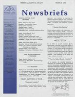 Medical/dental staff newsbriefs [March 1996]