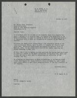 Correspondence with Paul W. Schenck, Jr.