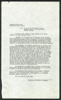 Letter concerning the access to safe deposit box and signing powers for the corporation banking account