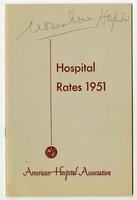 Hospital rates 1951