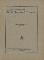 Cesarean section and the late toxemias of pregnancy