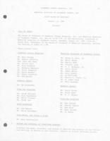 Meeting Minutes and administrator's narrative [August 1985]