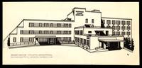 Ink rendering of Alamance County Hospital
