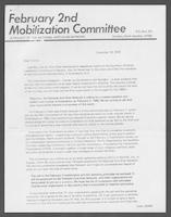 Letter from the Mobilization Committee recruiting community involvement