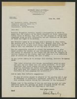 World War II -- Selective Service -- Correspondence -- Moseley, Robert