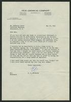 World War II -- Selective Service -- Correspondence -- Vick Chemical Co