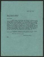 World War II -- Selective Service -- Correspondence -- Umstead, William B.